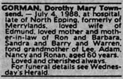 Newspaper cutting