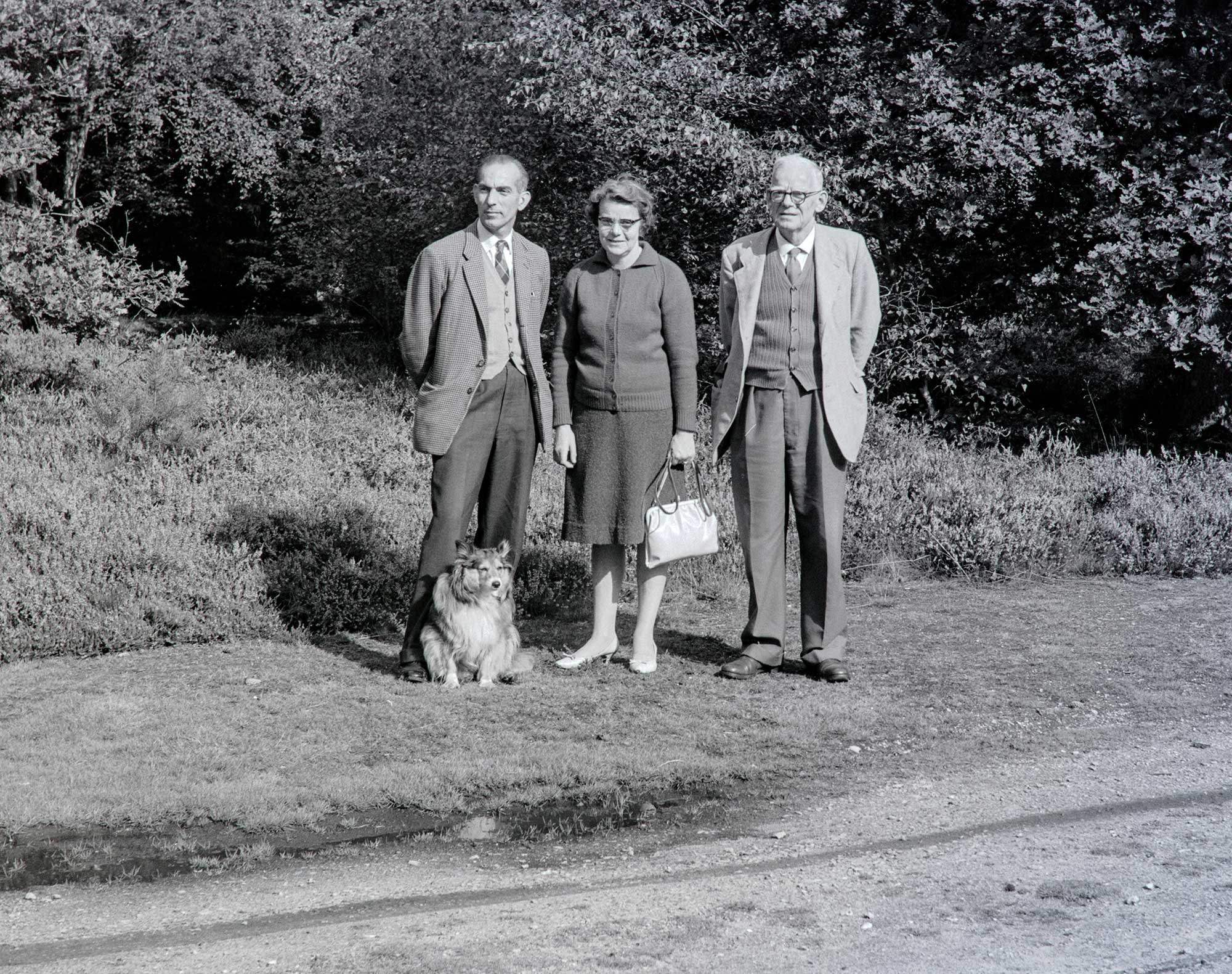 A walk around Fleet with Vera and Les - 1965