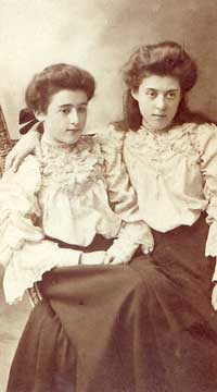 Mildred and her sister Agnes