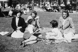 Family group at zoo