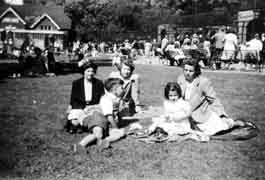 Family group at zoo