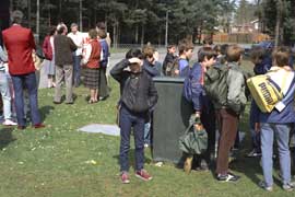 Outside school