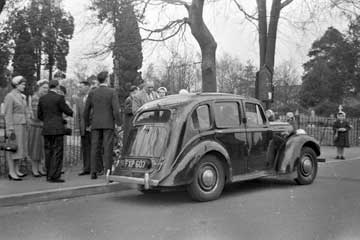 Leaving the churchyard