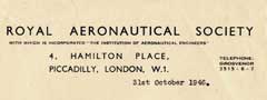 Aeronautical Society