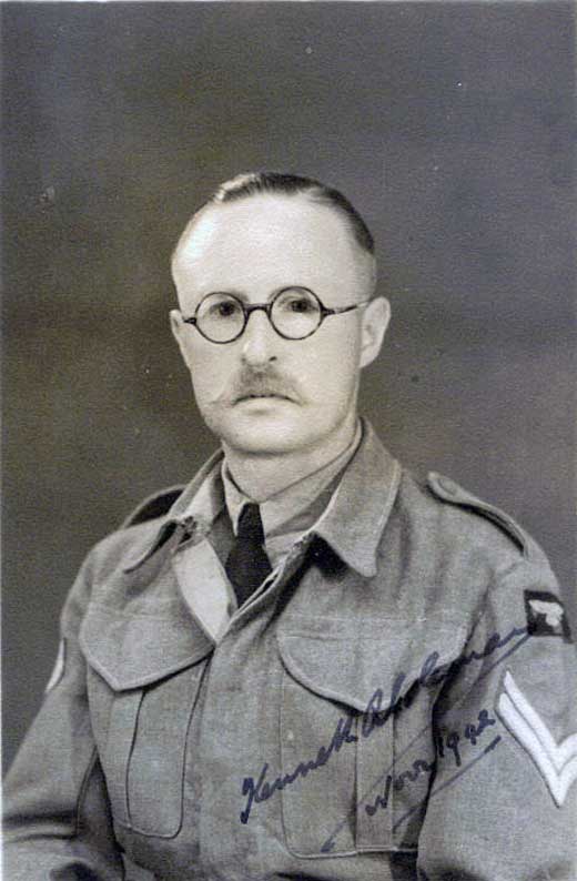 Kenneth in uniform
