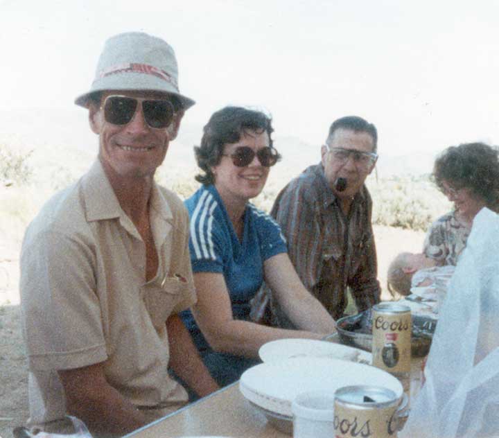 Paul and Donald Evans with Darcie Pollard