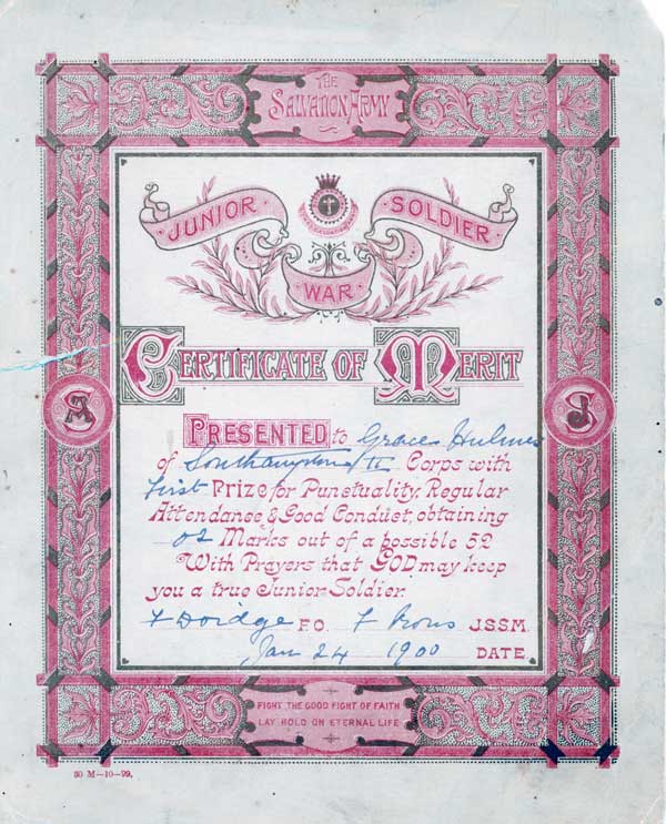 Certificate of Merit