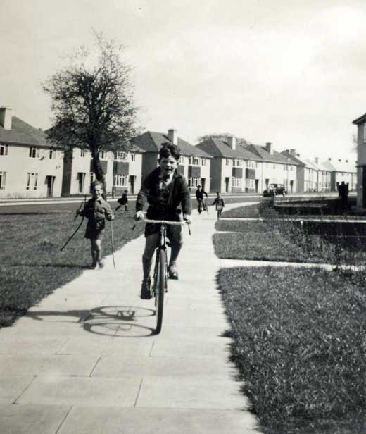 John Fouracre on bike