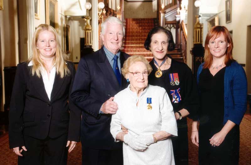 Dorothy Trigg and family