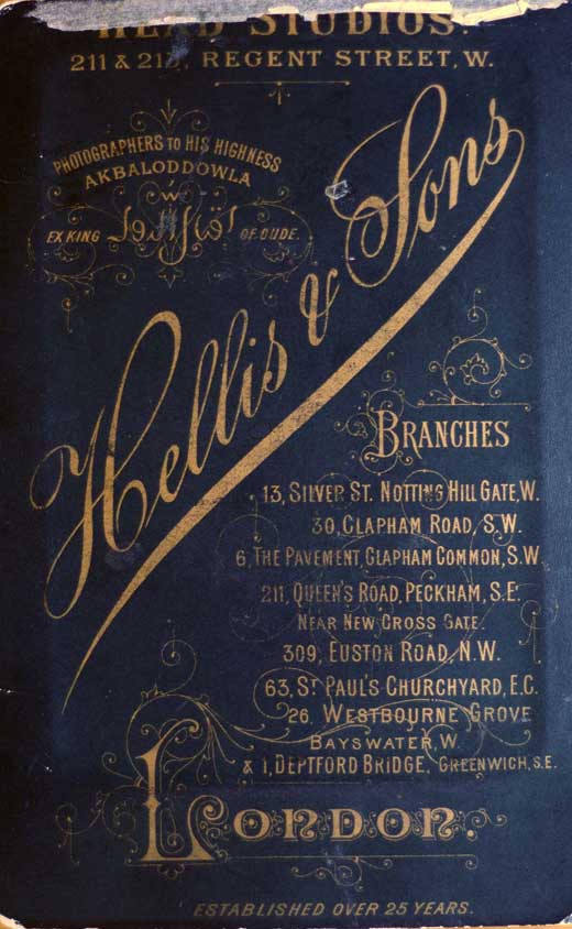 Rear of photograph
