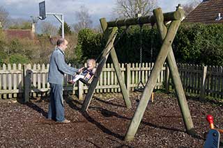 The swing at Corston, Wiltshire